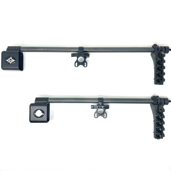 Quivalizer with NEW STYLE DEEP Machined Hood.....showing XL (top) and Standard (bottom)