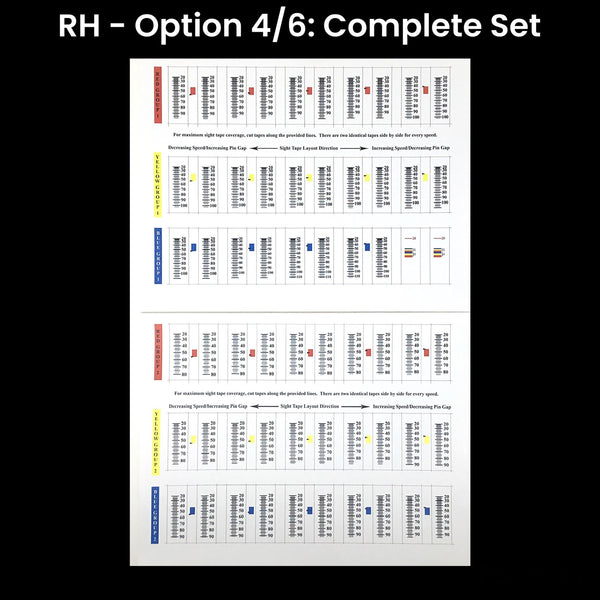 Sight Tapes for Option 4s/6s/8s Sight Models