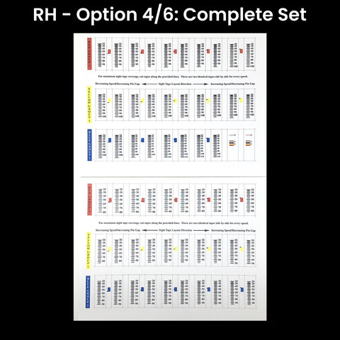 Sight Tapes for Option 4s/6s/8s Sight Models