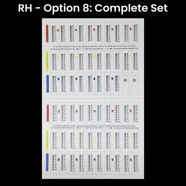 Sight Tapes for Option 4s/6s/8s Sight Models