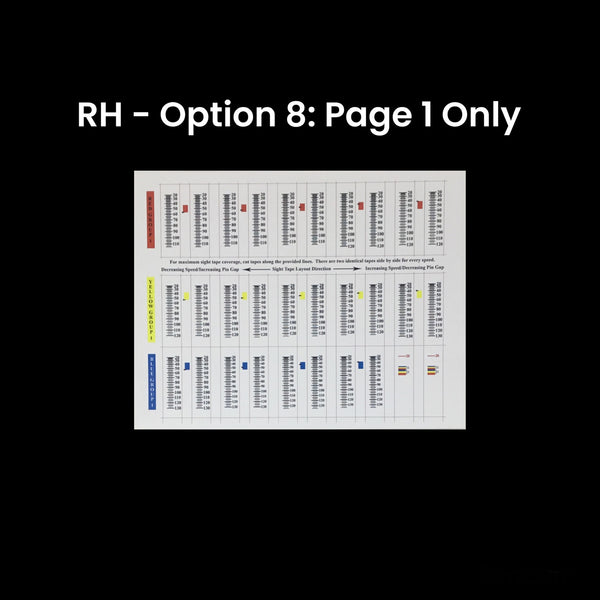 Sight Tapes for Option 4s/6s/8s Sight Models