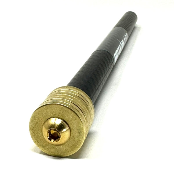 Option Archery Stabilizer (or Back-Bar) with weight stack,  ready to use in Quivalizer Quick-Detach Mount